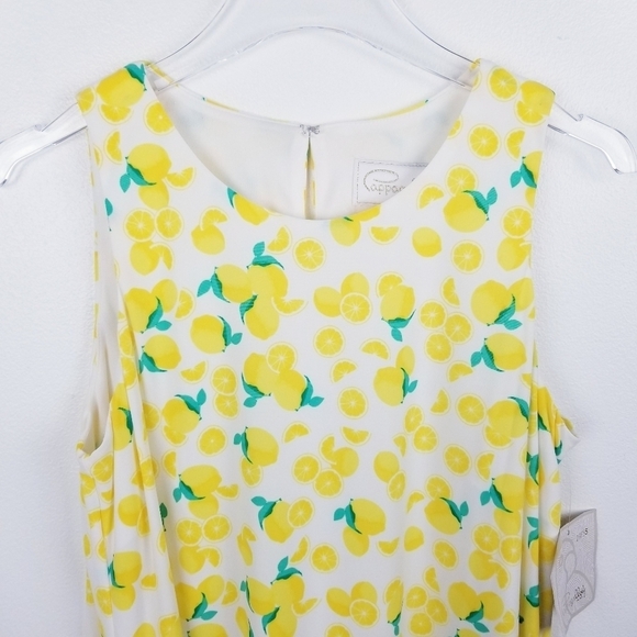 Cappagallo Lemon Dress NWT size Medium - Picture 6 of 13